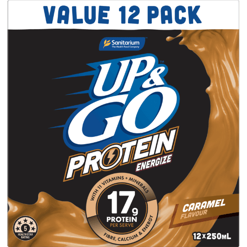 Sanitarium Up & Go Protein Energize Caramel Liquid Breakfast