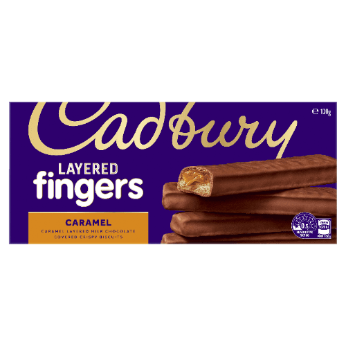 Cadbury Caramel Layered Fingers
