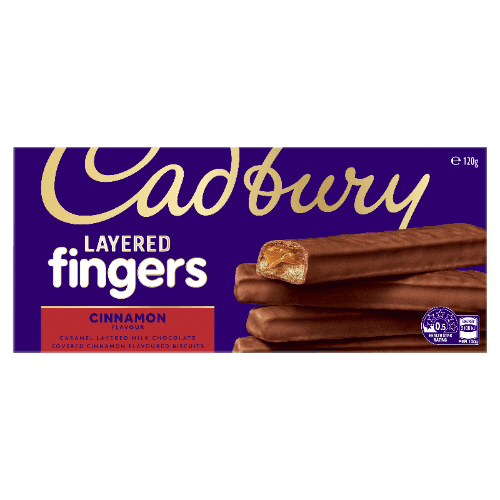 Cadbury Cinnamon Layered Fingers