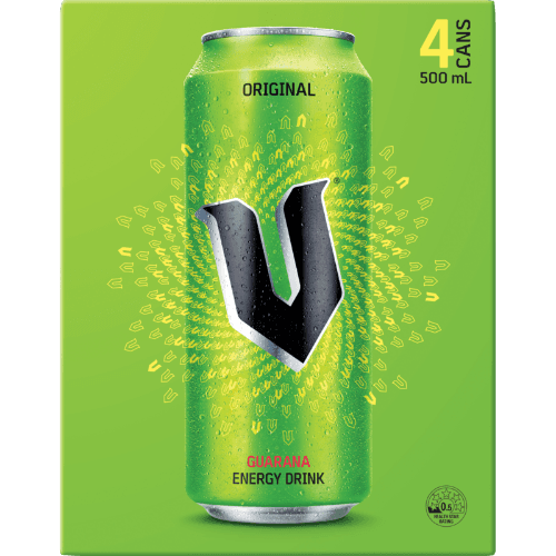 V Original Green Guarana Energy Drink