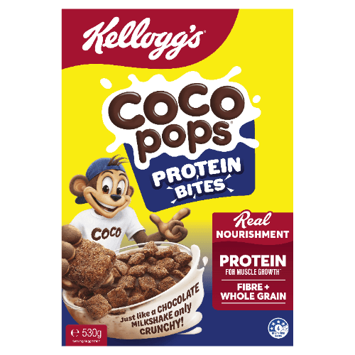 Kellogg's Coco Pops Protein Bites Breakfast Cereal
