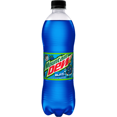 Mountain Dew Blue Razz Blitz Carbonated Soft Drink