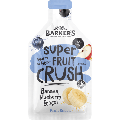 Barker's Banana & Blueberry & Acai Super Fruit Crush