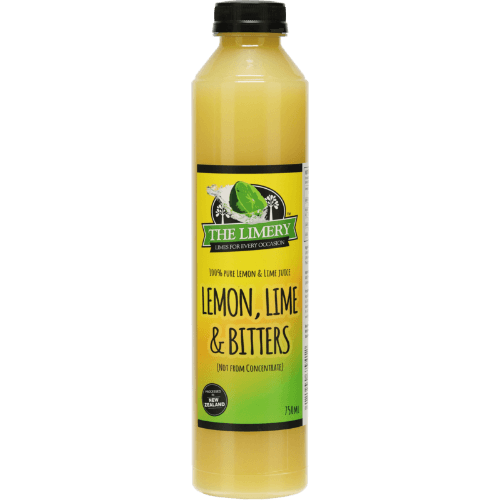 The Limery Lemon, Lime & Bitters 100% Pure New Zealand Juice