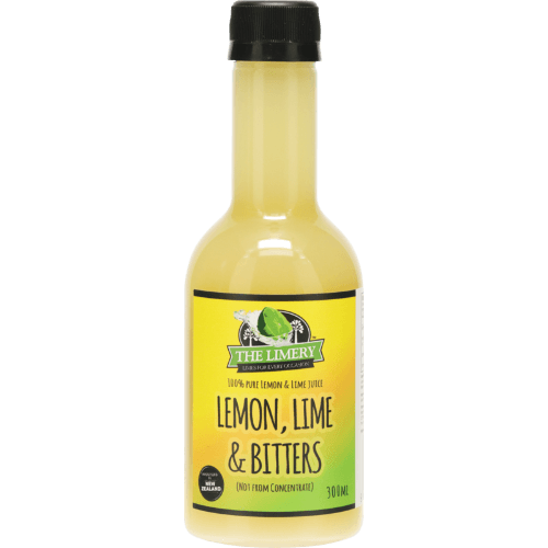 The Limery Lemon, Lime & Bitters 100% Pure New Zealand Juice