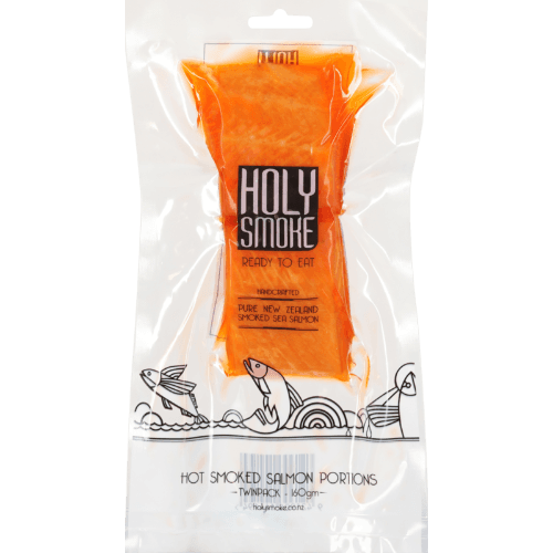 Holy Smoke Manuka Smoked Hot Smoked Salmon Portions