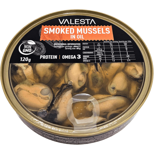 Valesta Mussels Smoked In Oil