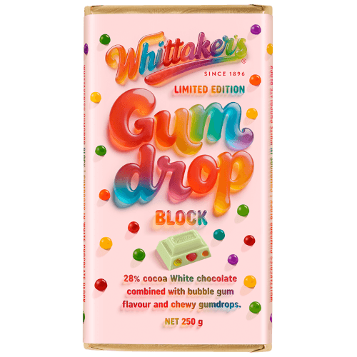 Whittaker's Limited Edition Gumdrop White Chocolate Block