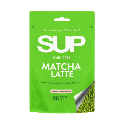 SUP Strawberry Matcha Latte Powder
