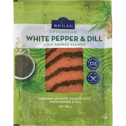 Regal Epicurean White Pepper & Dill Cold Smoked Salmon