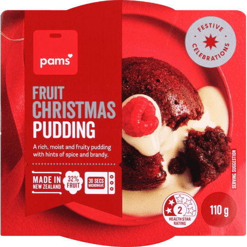Pams Fruit Christmas Pudding