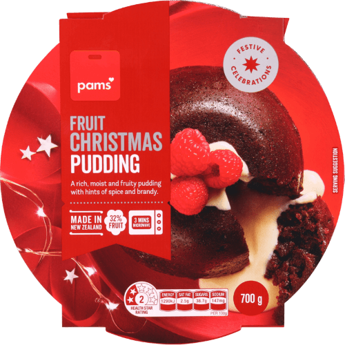 Pams Fruit Christmas Pudding