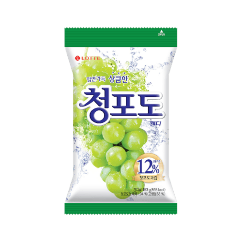 Lotte Green Grape Candy