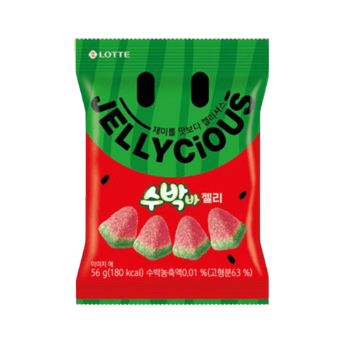 Lotte Watermelon Jellylicious Candy