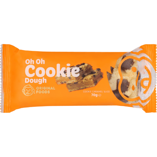 Original Foods Oh Oh Cookie Dough Caramel Slice