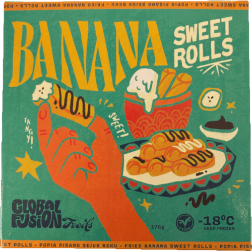 Global Fusion Banana Sweet Rolls