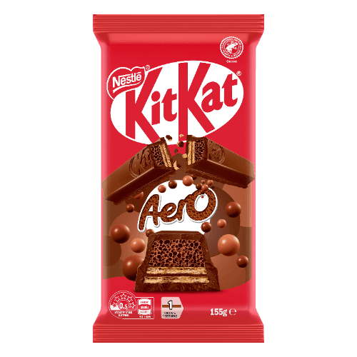 Nestle Kit Kat Aero Milk Chocolate Block