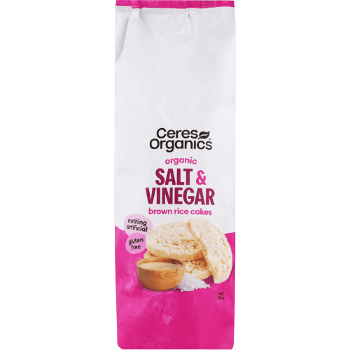Ceres Organics Salt & Vinegar Brown Rice Cakes