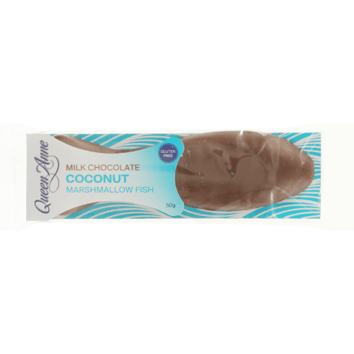 Queen Anne Coconut Marshmallow Milk Chocolate Fish