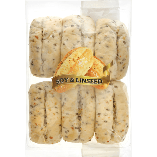 French Bakery Soy & Linseed Rolls