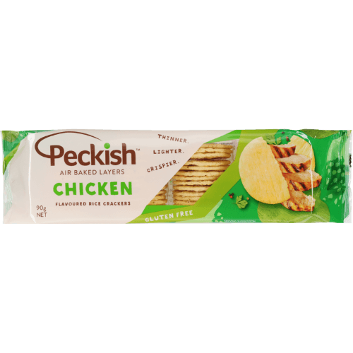 Peckish Chicken Flavoured Rice Crackers