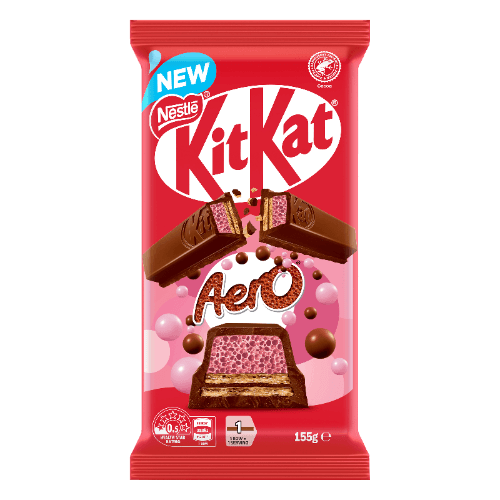 Nestle Kit Kat Aero Strawberry Chocolate Block