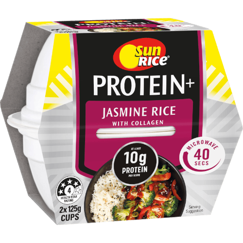 SunRice Jasmine Protein+ Jasmine Rice Cups