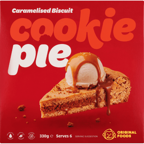Original Foods Cookie Pie Caramelised Biscuit
