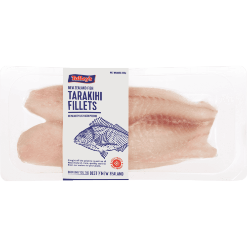 Talley's Frozen Tarakihi Fillet Skinless/ Boneless Tray