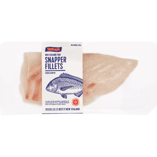 Talley's Frozen Snapper Fillet Skinless/ Boneless Tray