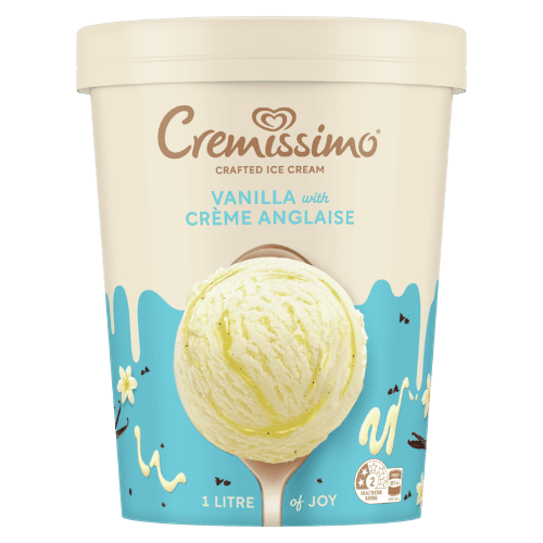 Cremissimo Vanilla With Creme Anglaise Crafted Ice Cream