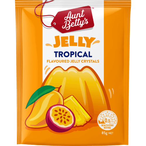 Aunt Betty's Tropical Flavoured Jelly Crystals