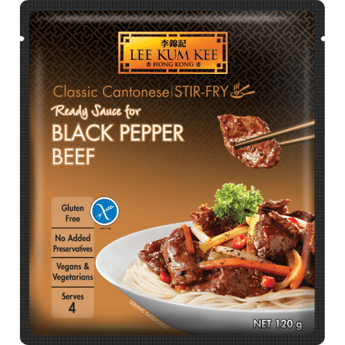Lee Kum Kee Black Pepper Beef Stir-Fry Ready Sauce