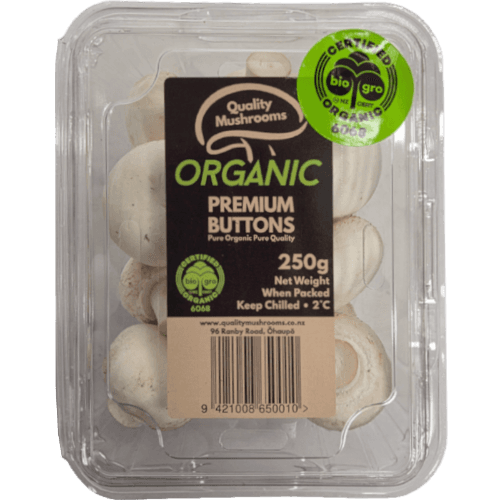 Quality Mushrooms Organic White Button Mushrooms
