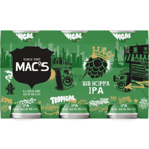Mac's Big Hoppa IPA Cans