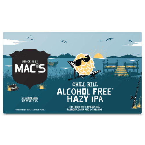 Mac's Chill Bill Alcohol Free Hazy IPA