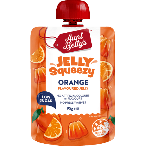 Aunt Betty's Orange Flavoured Squeezy Jelly