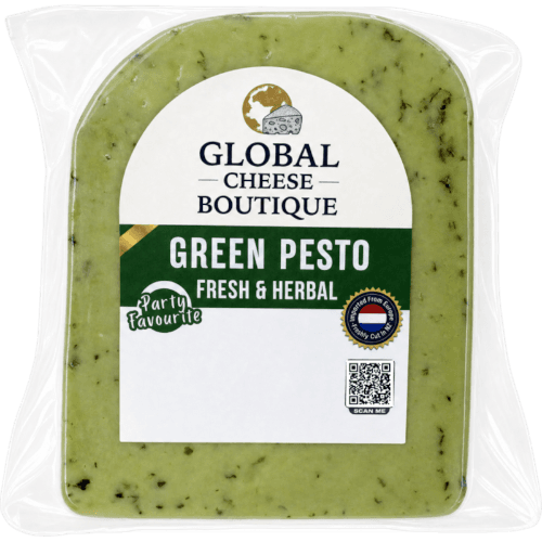 Global Cheese Boutique Green Pesto Fresh & Herbal Gouda Cheese