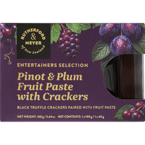 Rutherford & Meyer Entertainers Selection Pinot & Plum Fruit Paste With Crackers