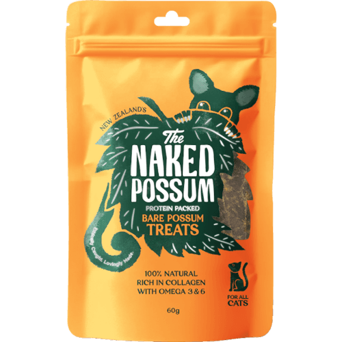 Naked Possum Protein Packed Bare Possum Cat Treats 60 g