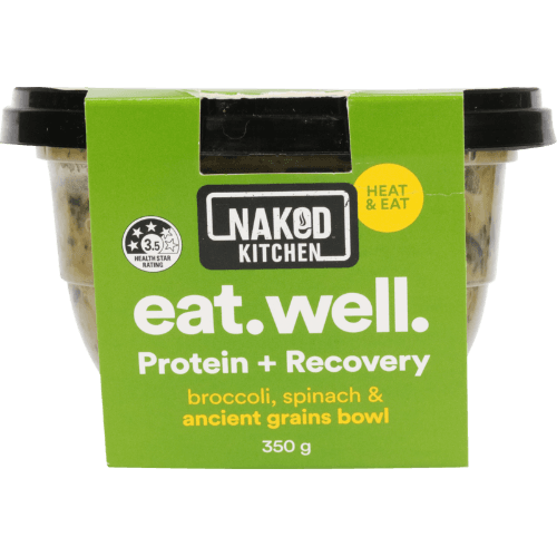Naked Kitchen Eat Well Protein + Recovery Ancient Grains & Greens Bowl