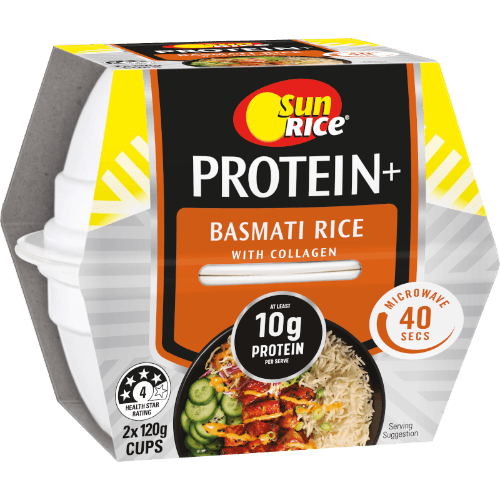 SunRice Protein+ Basmati Rice Cups