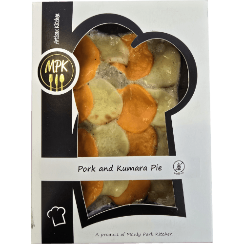 Manly Park Kitchen Pork and Kumara Pie Ready Meal
