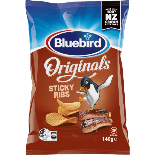 Bluebird Originals Sticky Ribs Potato Chips