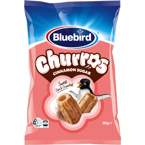 Bluebird Churros Cinnamon Sugar Snacks
