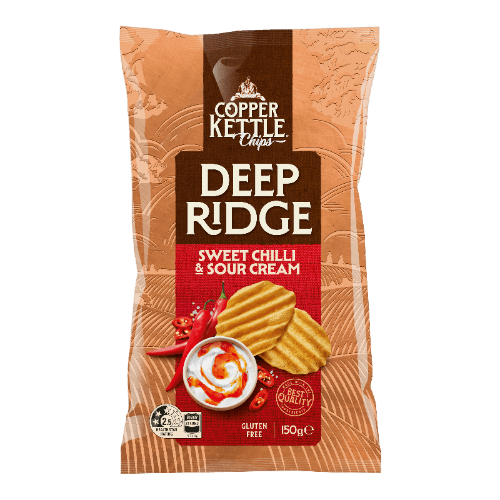 Copper Kettle Deep Ridge Sweet Chili & Sour Cream Potato Chips