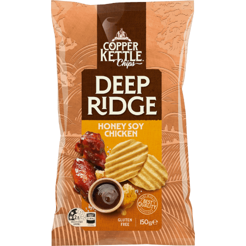 Copper Kettle Deep Ridge Honey Soy Chicken Potato Chips
