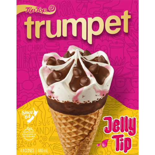 Tip Top Trumpet Jelly Tip Ice Cream