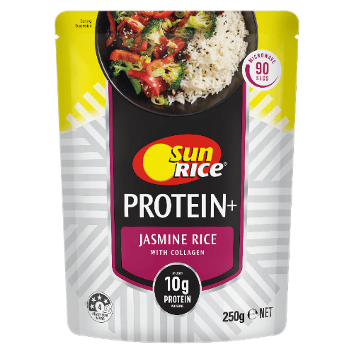 SunRice Protein+ Jasmine Rice Pouch