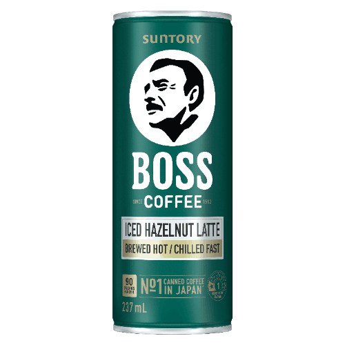 Boss Iced Hazelnut Latte Coffee